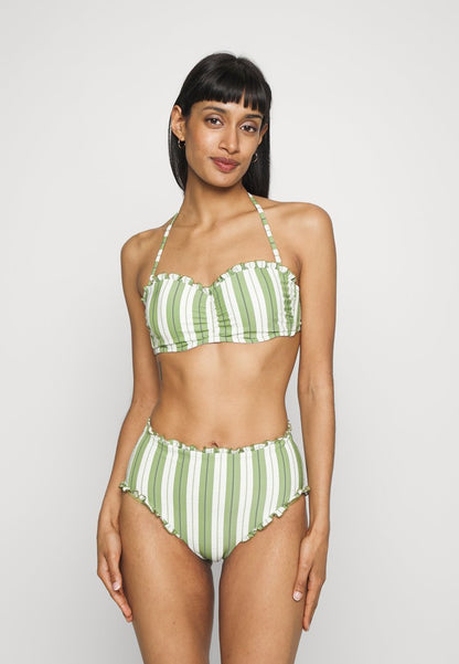 Seafolly CABANA HIGH WAISTED PANT - Bikini-Hose - Olive Green