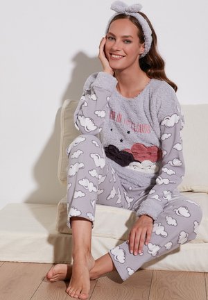 DeFacto REGULAR FIT - Nachtwäsche Set - Beige