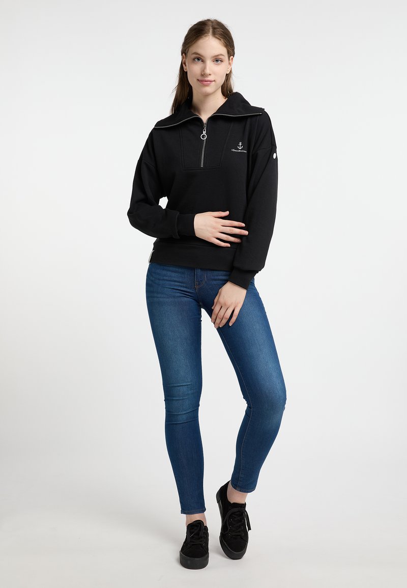 Dreimaster OVERSIZED BRIDGEPORT - Sweatshirt - Schwarz