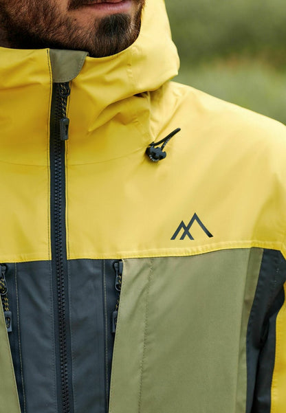 Next LINED WATERPROOF STANDARD - Regenjacke / Wasserabweisende Jacke - Yellow Grey