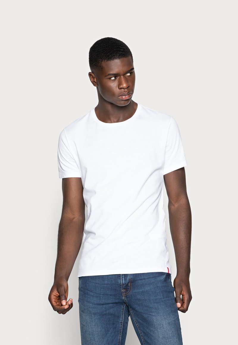  SLIM CREWNECK 2 PACK - T-Shirt Basic - Blues/white