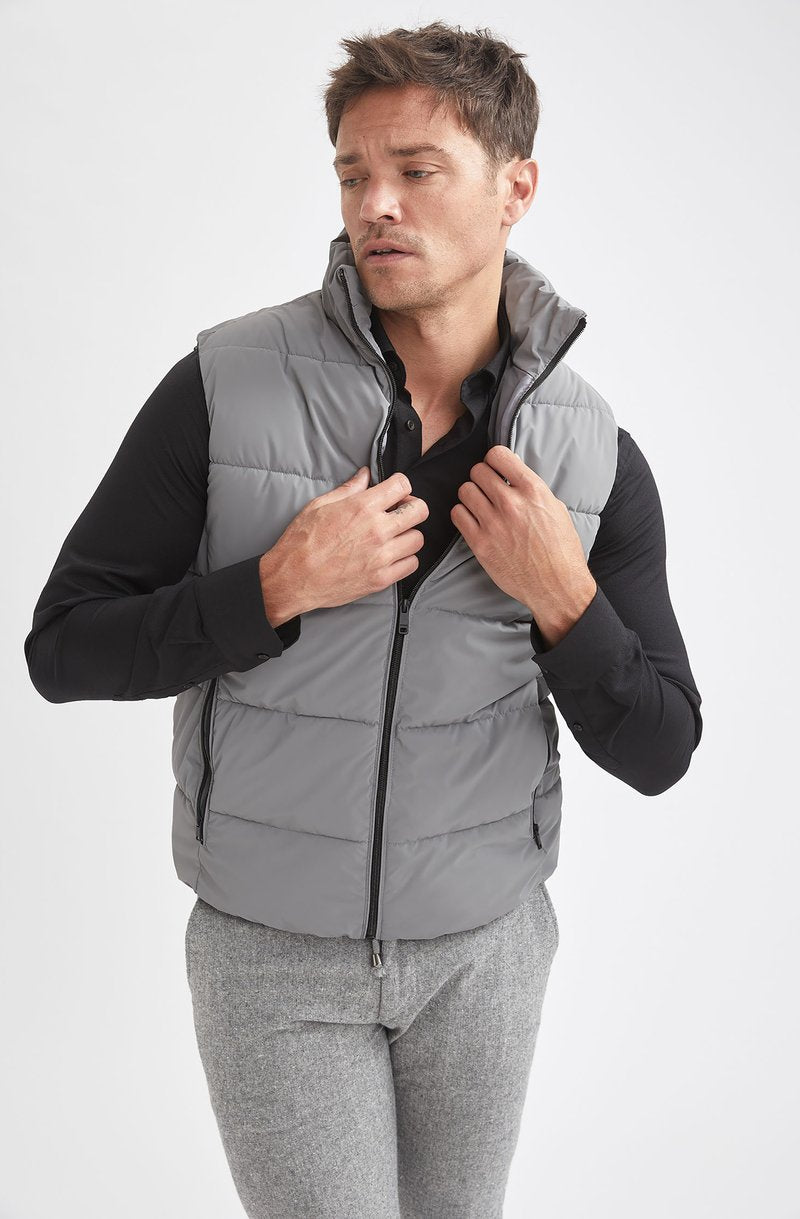 DeFacto SLIM FIT - Weste - Grey