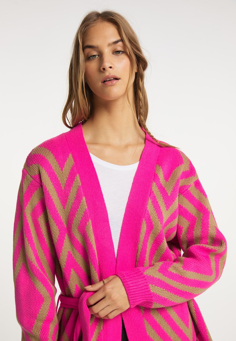 MyMO Strickjacke - Pink Beige