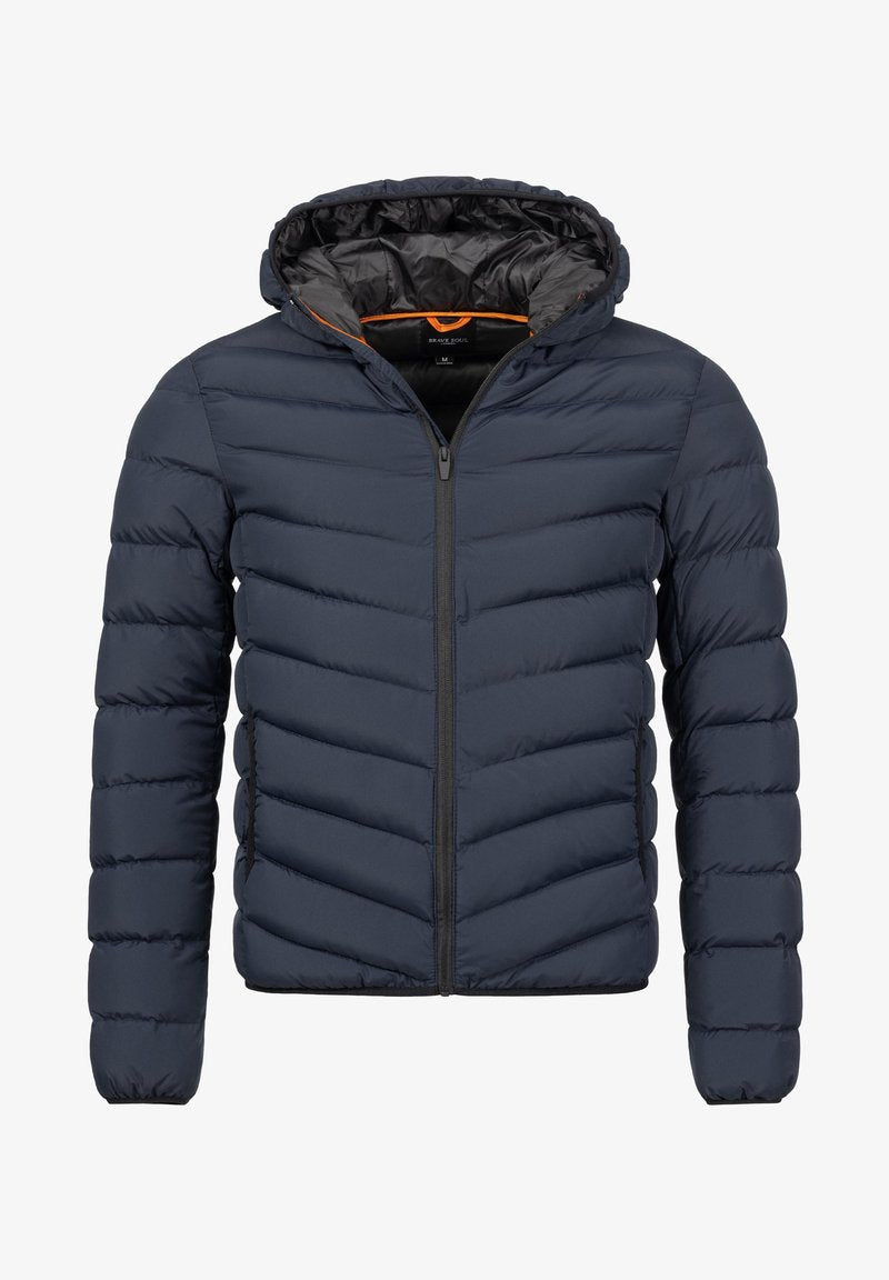 BRAVE SOUL GRANTPLAIN - TRANSITIONAL JACKET SLIM FIT - Übergangsjacke - Blau