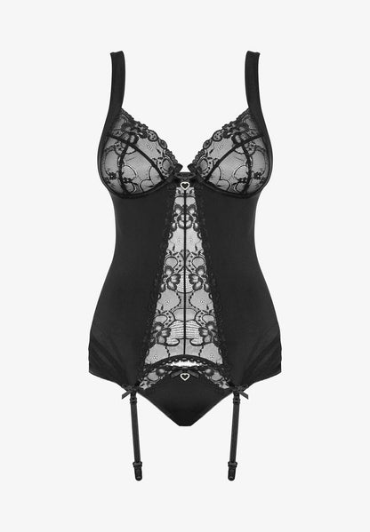Obsessive Heartina - Korsage - Black