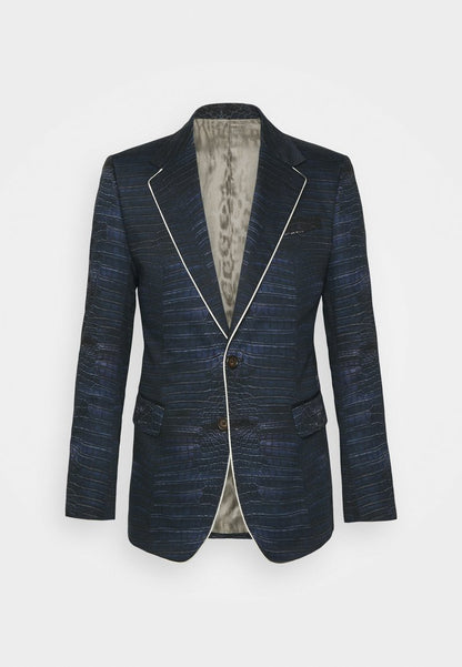 Roberto Cavalli SLIM CAIMAN - Sakko - Blu