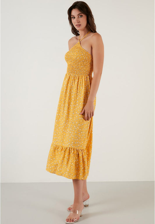 LELA REGULAR FIT - Freizeitkleid - Yellow