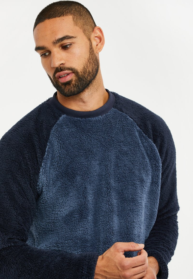 Threadbare THB LW CUBE - Nachtwäsche Set - Denim Blue Navy