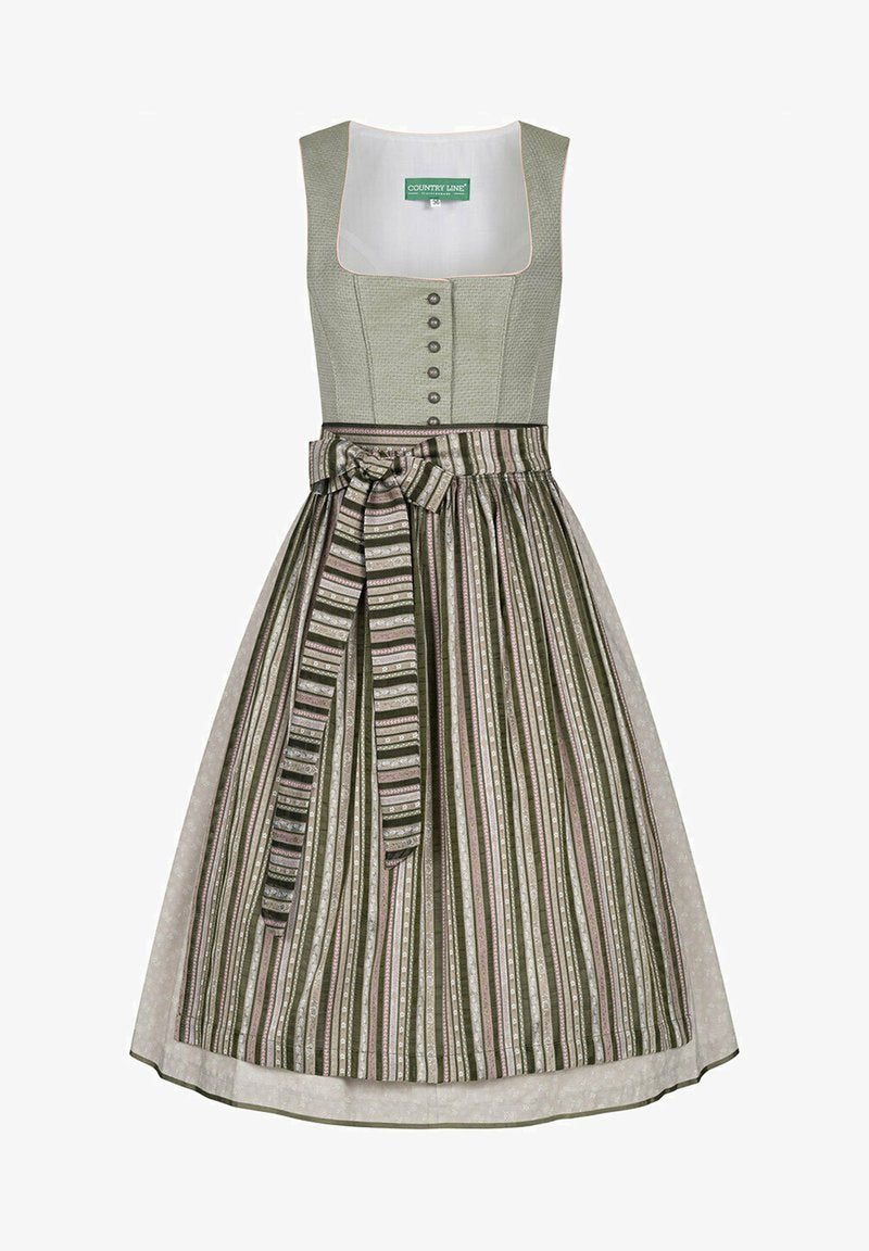  MIDI OLIVIA IN VON - Dirndl - Grün