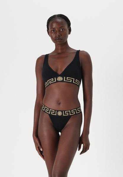 Versace UNDERWEAR TOPEKA NEW LOGO - Thong - Black