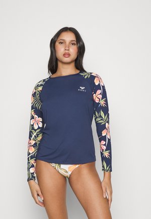 Billabong SURF CAPSULE MANCHES LONGUES - Bikini-Top - Black Pebble