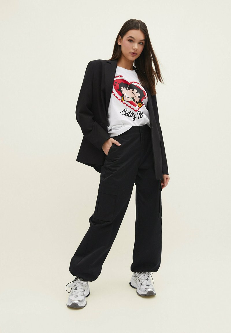 Stradivarius BETTY BOOP - T-Shirt Print - White