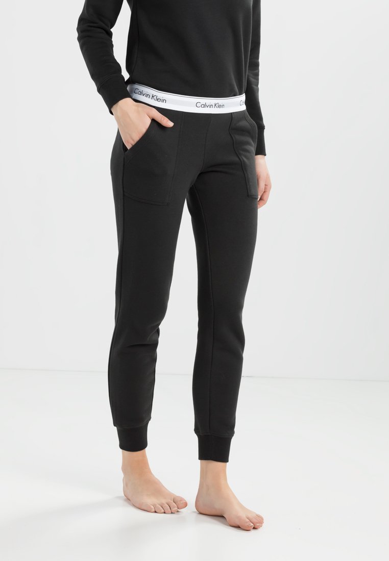 CALVIN KLEIN UNDERWEAR BOTTOM PANT JOGGER - Nachtwäsche Hose - Black