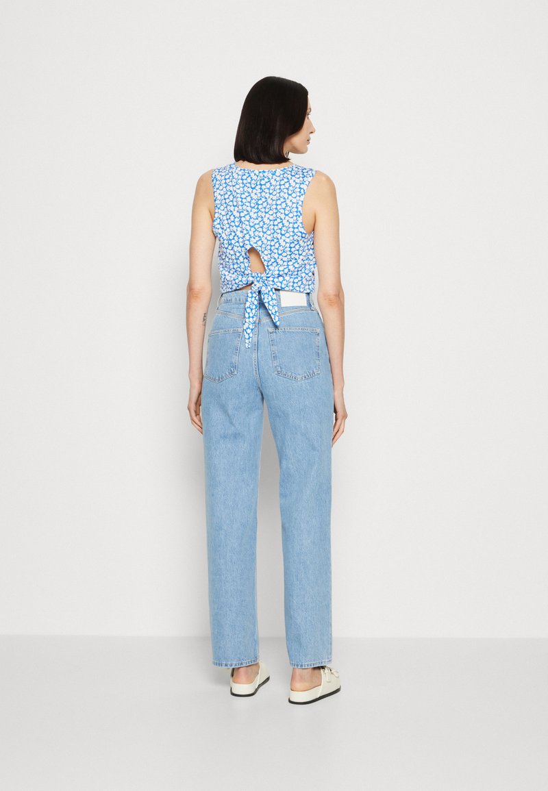 Marc O'Polo DENIM TROUSERS SUPER HIGH WAIST LOOSE LEG EXTENDED FULL LENGTH - Jeans Relaxed Fit - Multi/light Vintage Cobalt Blu