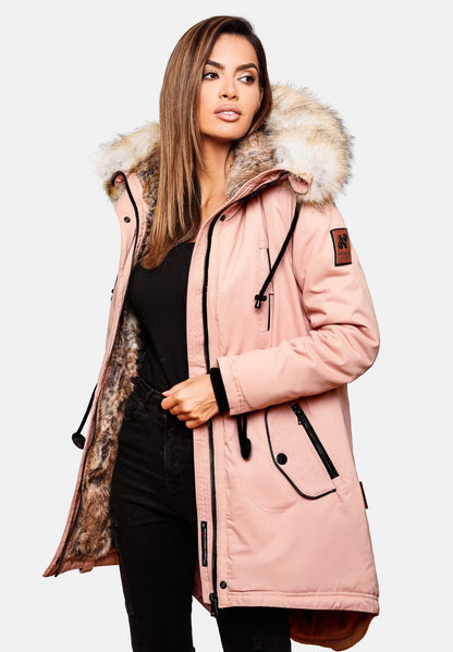 Navahoo BOMBII - Wintermantel - Light Pink