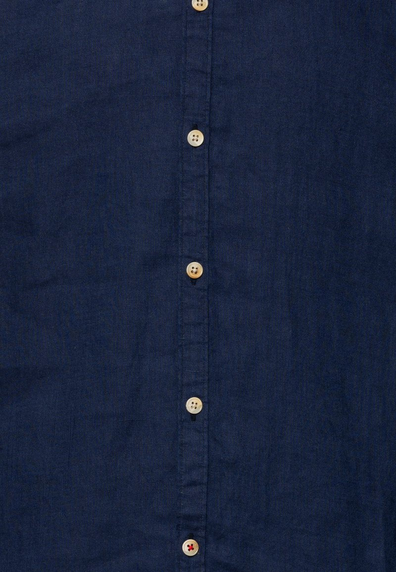 Scotch & Soda REGULAR FIT SHIRT WITH SLEEVE ROLL UP - Hemd - Marine