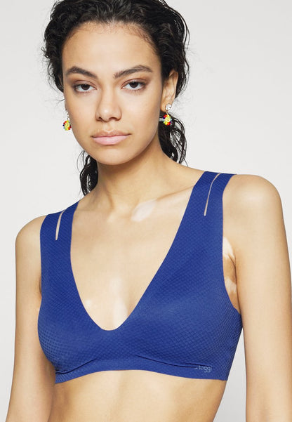 Sloggi FEEL FLOW BRALETTE - Bustier - Blue Sapphire