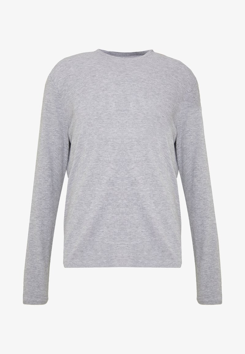 NN07 CLIVE - Langarmshirt - Grey Melange