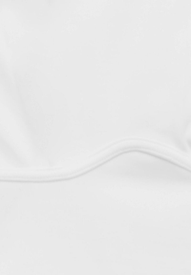 PULL & BEAR CORSET CROP - Top - Off White