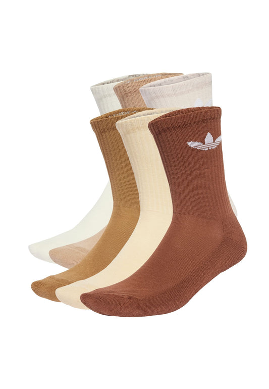 Adidas Originals TR CREW S 6PACK - Socks - Cream White Quartz Sand Strata