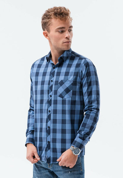  LONG SLEEVES - Hemd - Blue Navy