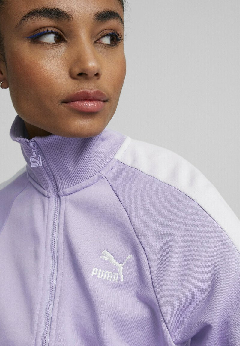 Puma ICONIC T7 - Trainingsjacke - Vivid Violet