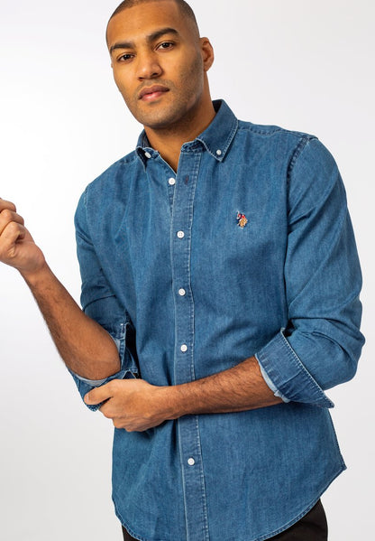 U.S. Polo Assn. CRAIG - Hemd - Denim Light