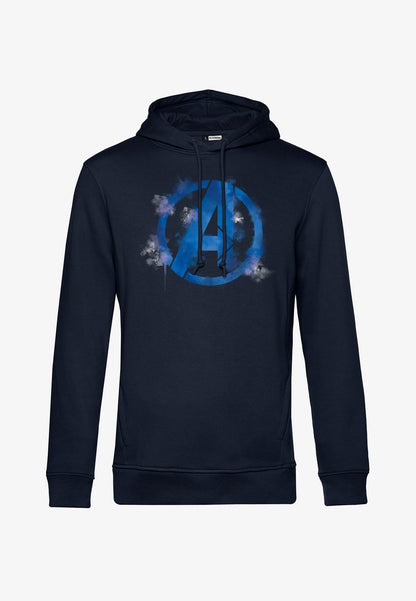 Henry Tiger AVENGERS ENDGAME AVENGERS SPRAY LOGO - Kapuzenpullover - Navy Blue