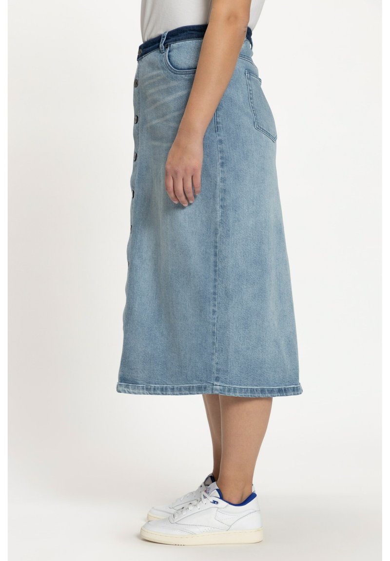 Ulla Popken Jeansrock - Bleu Clair