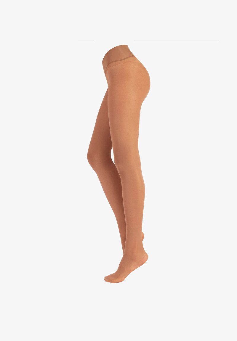  POLKA DOTS SEAMLESS TIGHTS - 15 DEN - Strumpfhose - Light Brown