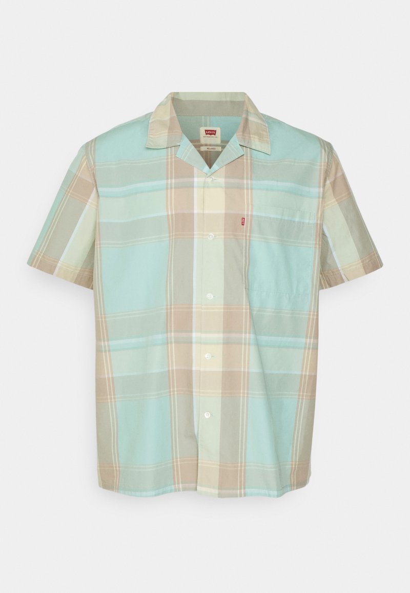  BIG SUNSET CAMP SHIRT - Hemd - Martin Plaid Pastel Turquoise