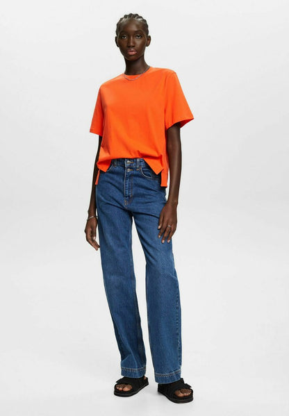ESPRIT T-Shirt Basic - Orange Red New