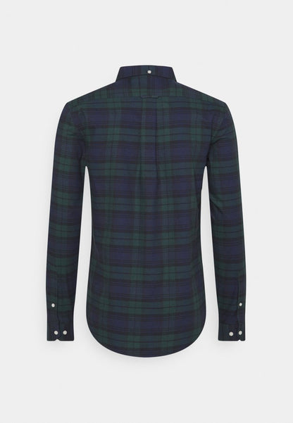 Farah BREWER CHECK LS BD - Hemd - Woodland Pine