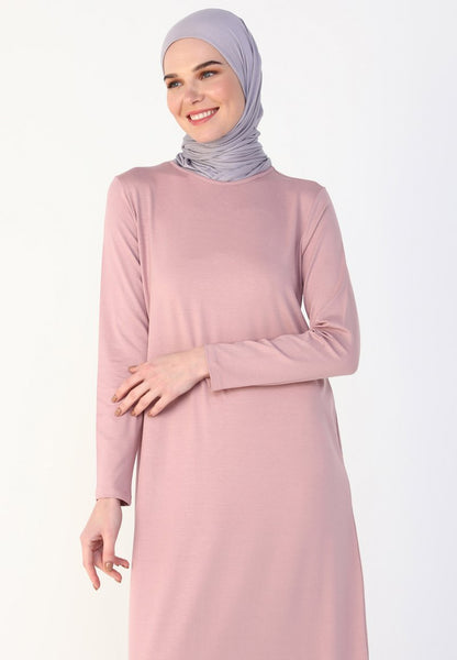  CREW NECK REFKA - Maxikleid - Pink