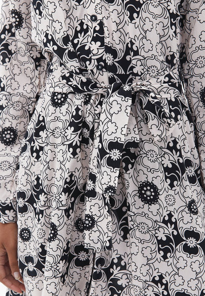  TIE-ON WAIST - Blusenkleid - White