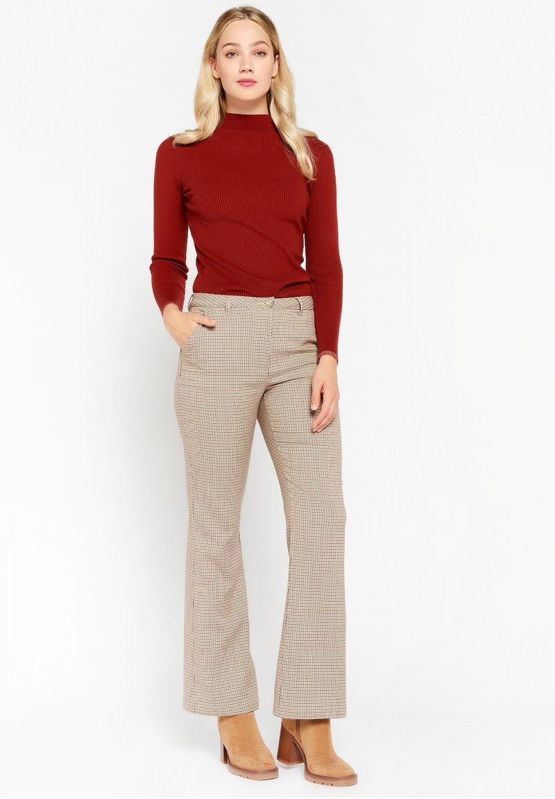 LOLALIZA Stoffhose - Camel