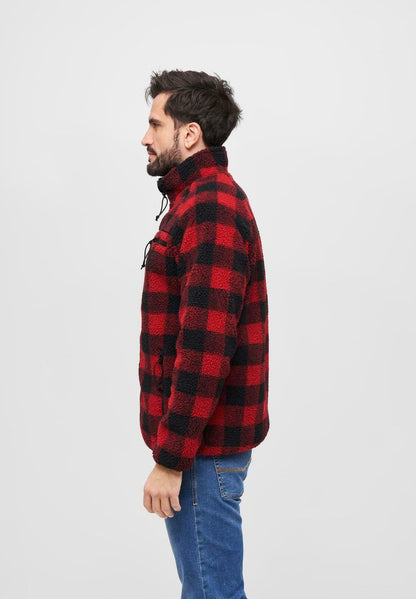 Brandit ACCESSOIRES TEDDY - Fleecejacke - Red/black/white