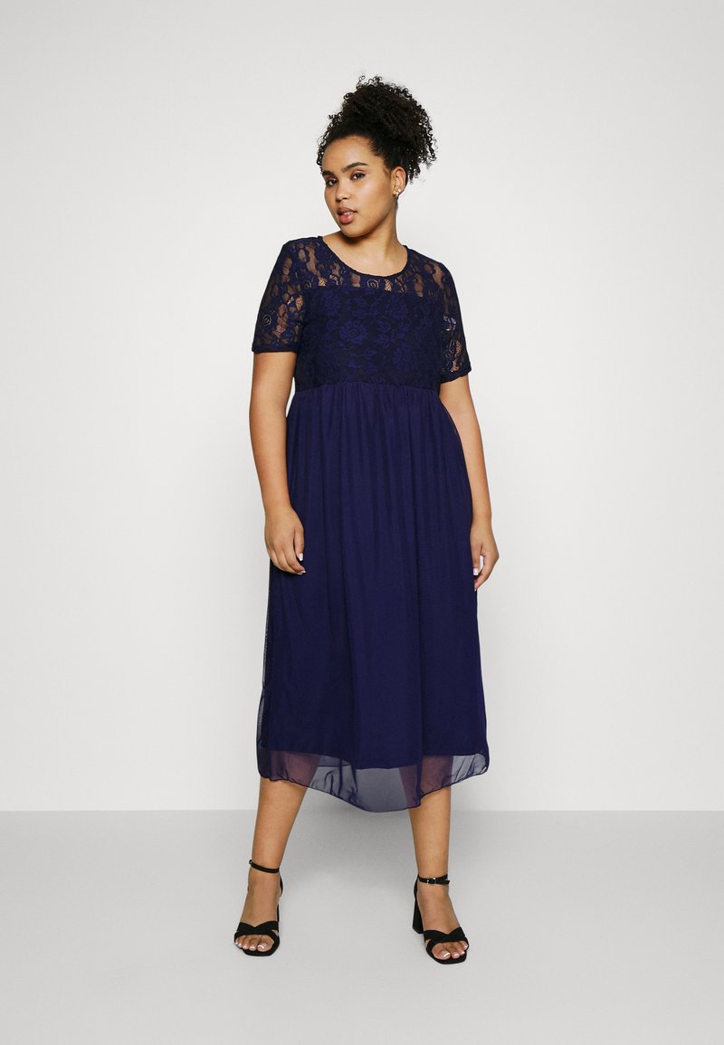 ONLY CARMAKOMA CARMARY DRESS - Ballkleid - Navy Blazer