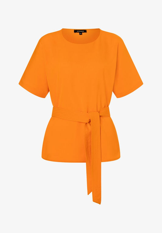 MORE&MORE MIT GÜRTEL - Bluse - Orange