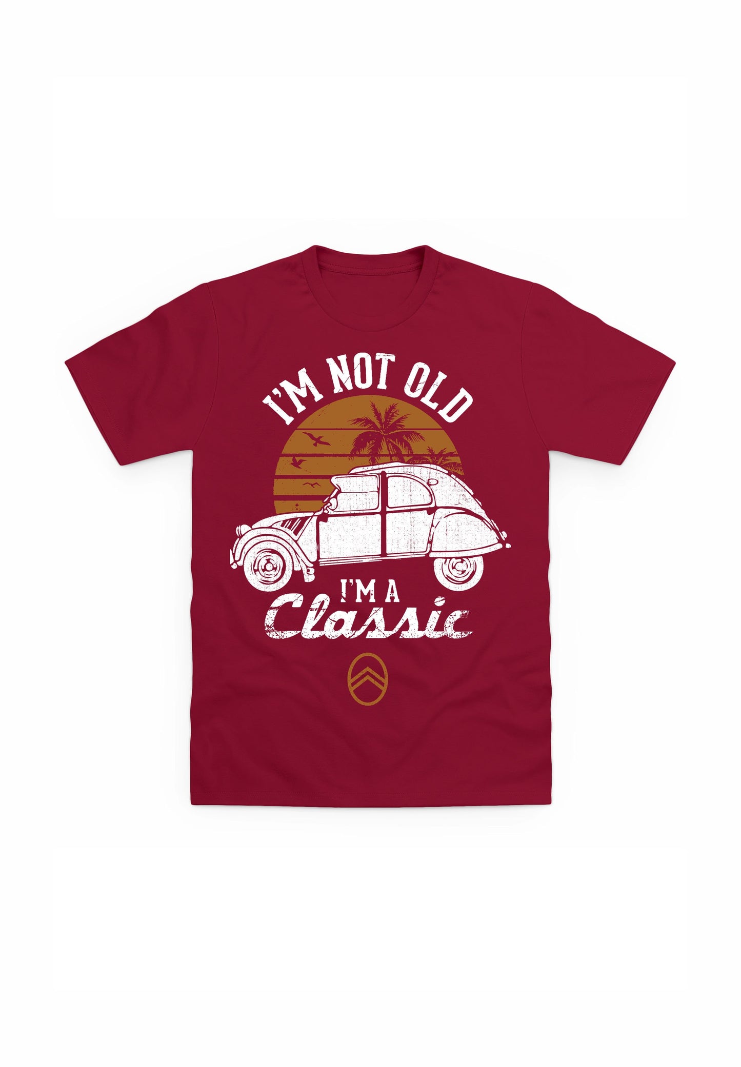 Henry Tiger CITROEN 2CV WHITE I'M NOT OLD CLASSIC SUNSET - Print T-shirt - Navy Blue