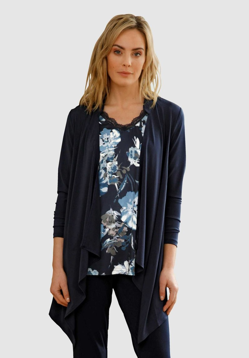  Strickjacke - Marineblau