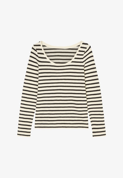 Marc O'Polo LONGSLEEVE - Langarmshirt - Multi Spring Sky