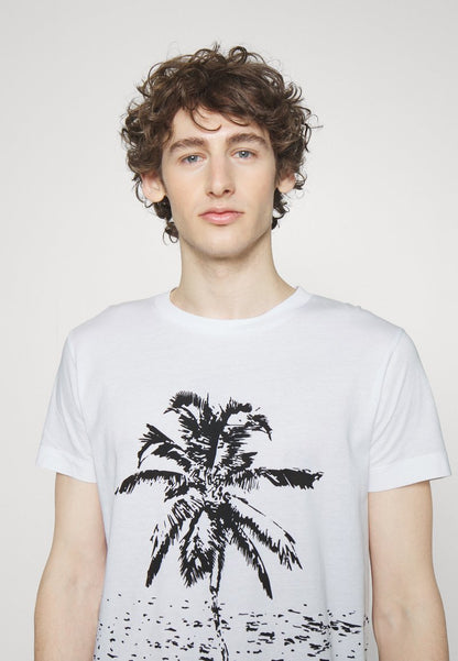 Joop Jeans AGNUS - T-Shirt Print - White