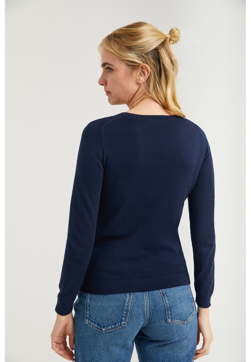 POLO CLUB COLORS BLOCK PC W CLASSIC - Strickpullover - Navy