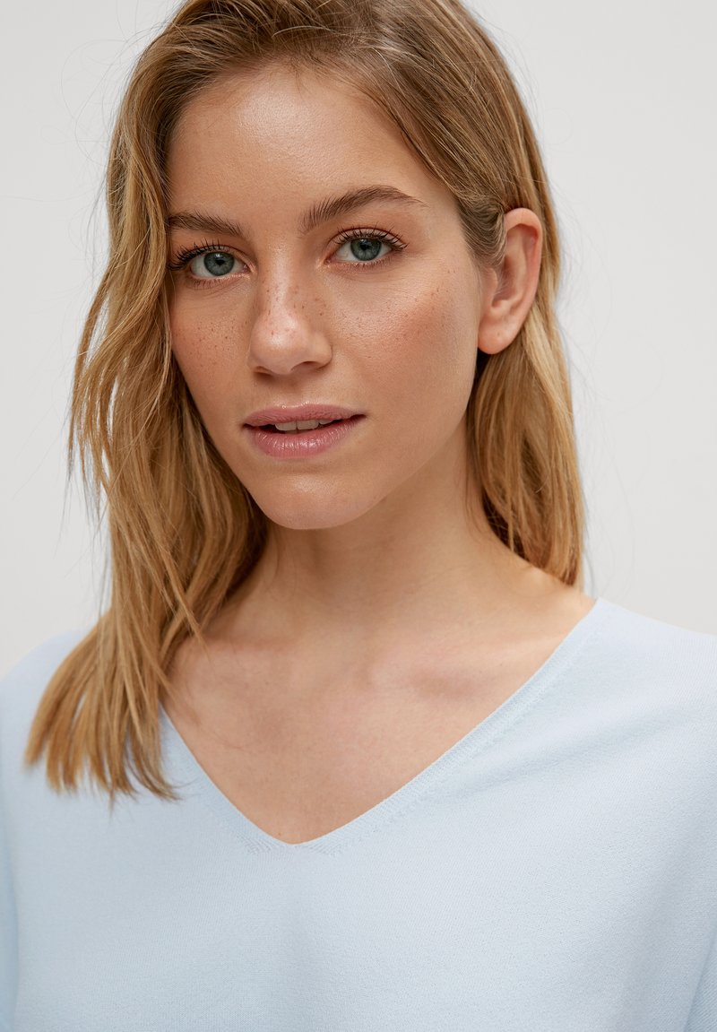  AJOUR DETAIL - Strickpullover - Light Blue