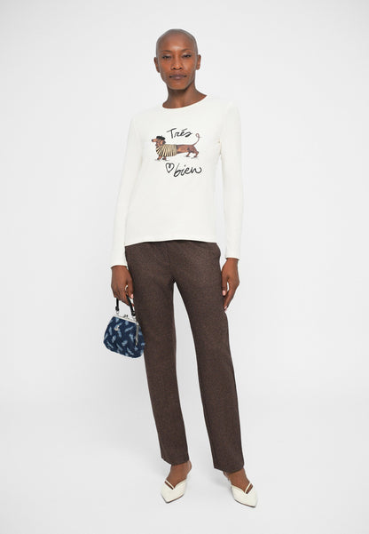  RENOIR - Long Sleeved Top - Ecru
