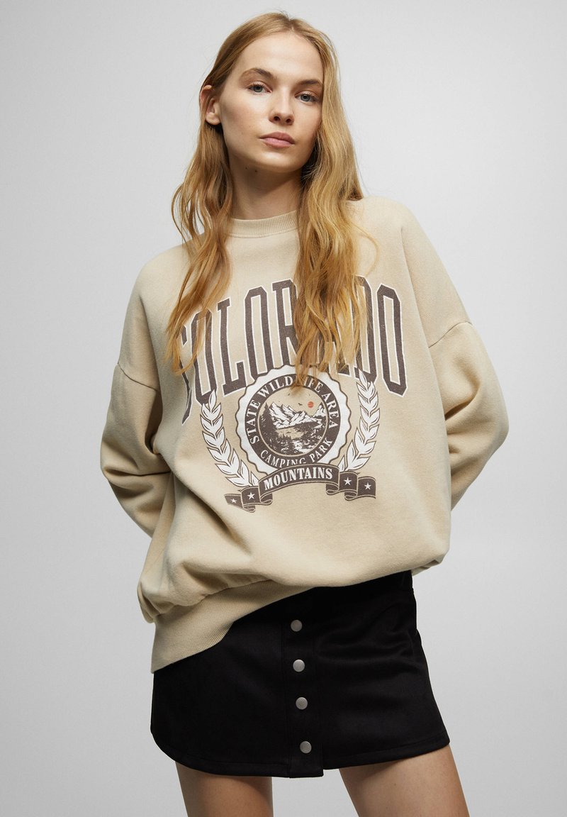 PULL & BEAR A-Linien-Rock - Mottled Black
