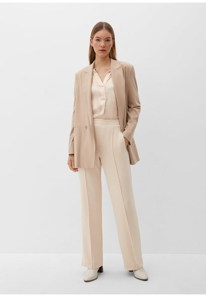 S.Oliver BLACK LABEL Stoffhose - Hellgelb