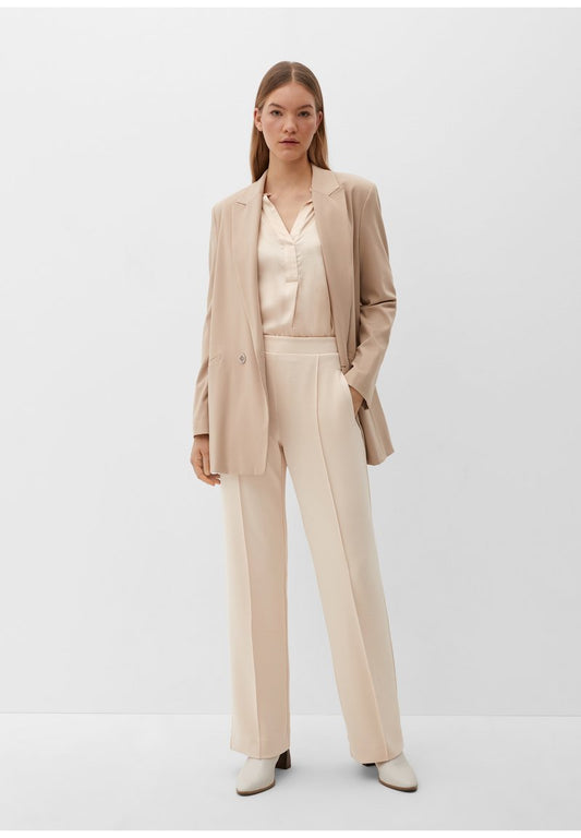 S.Oliver BLACK LABEL Stoffhose - Hellgelb