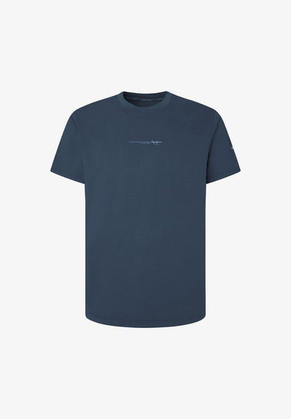 Pepe Jeans DAVID RUNDHALS KURZ - T-Shirt Print - Grau